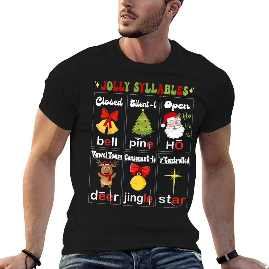 Christmas Reading Teacher Syllable Types Reading Teacher  Stretchy T-Shirt