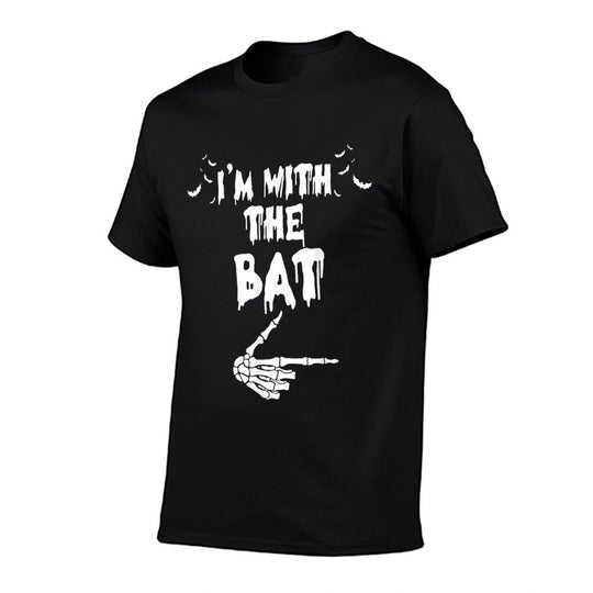 Im with The Bat Funny Matching Couple Costume Halloween  Odor-resistant T-Shirt