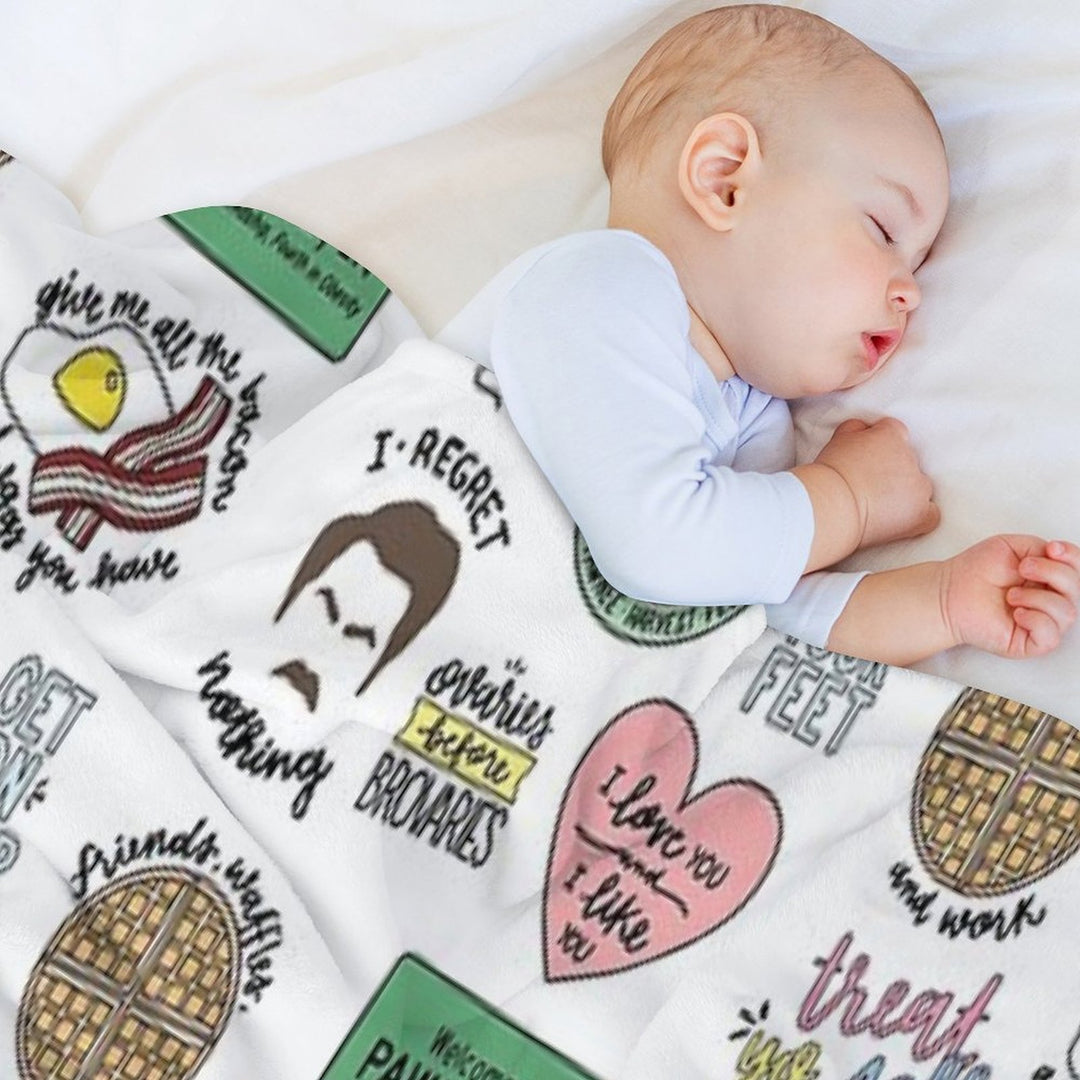 Parks And Recreation TV Show Art Quick-dry Throw Blanket