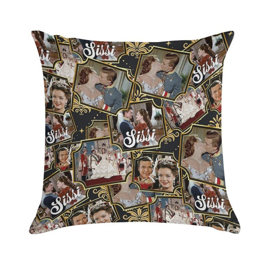 Sissi, Romy Schneider, Film, 50s Soft Home Decor Throw Pillow