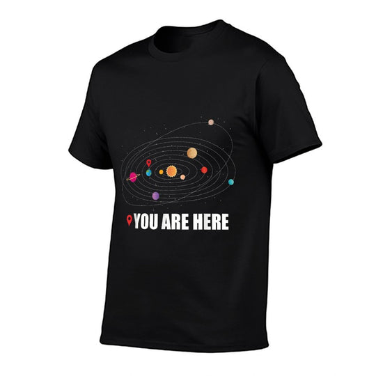 YOU ARE HERE Map Marker Planet Earth in Solar System Meme  Breathable T-Shirt
