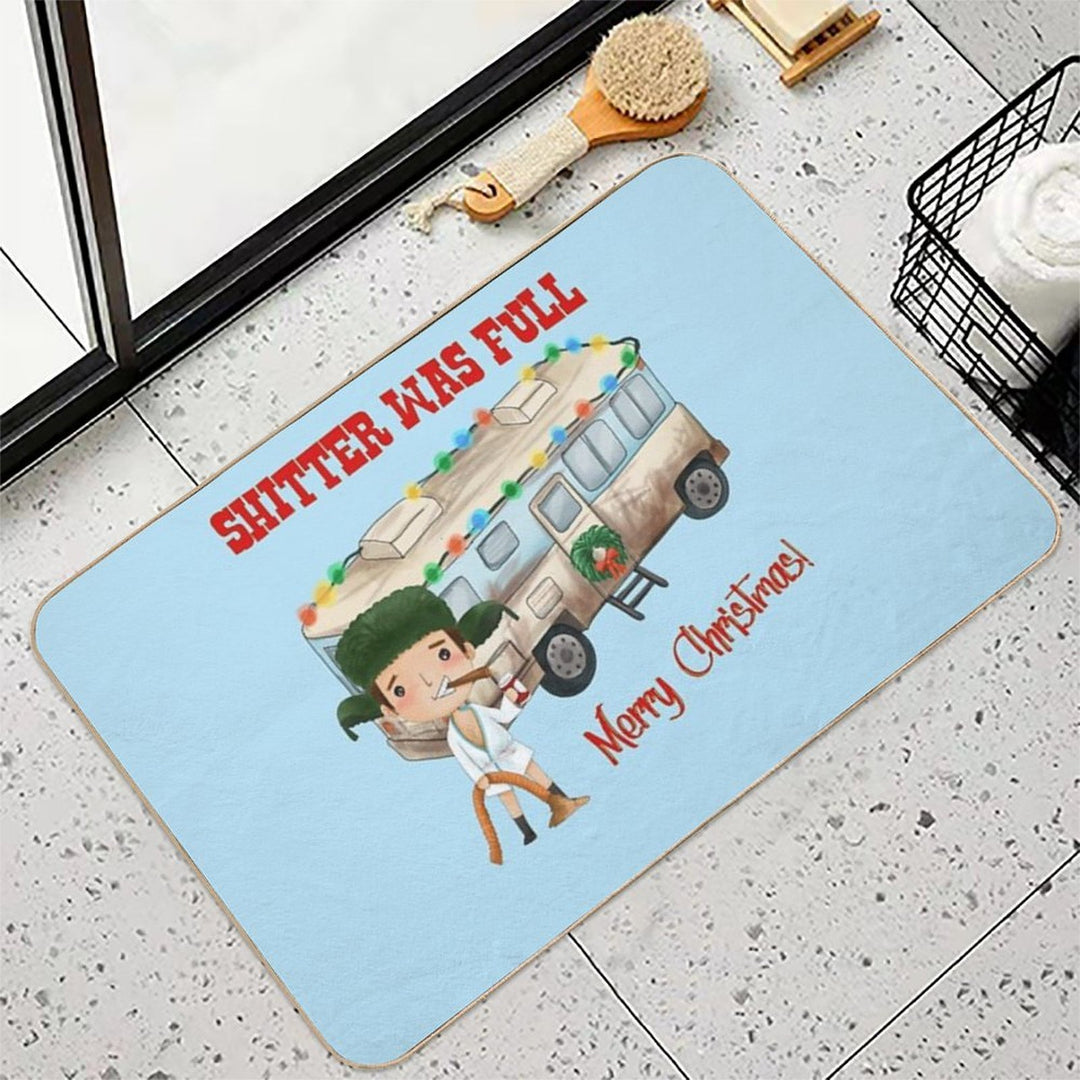 National Lampoons Christmas Vacation National Lampoons Christmas Vacation Shitter's Full  Odorless Bath Mat