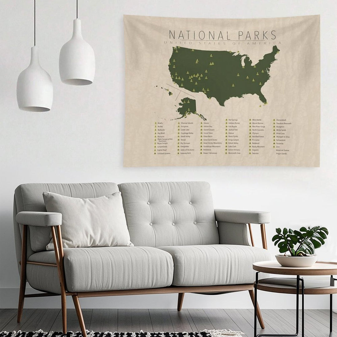 US National Parks Tapestry