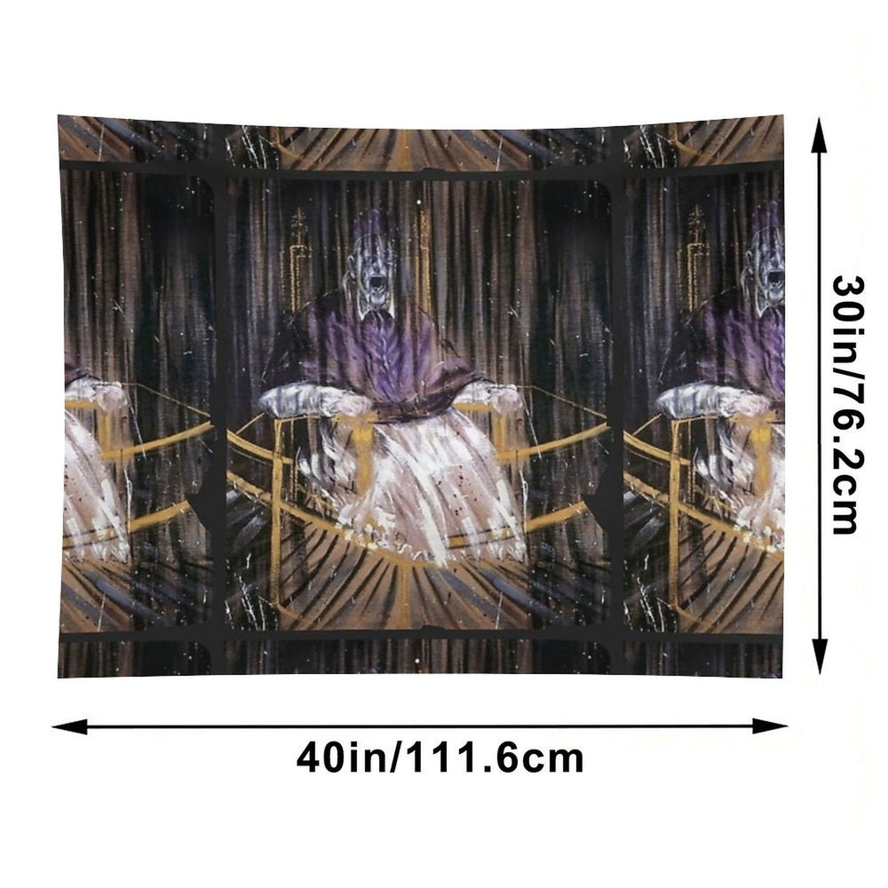 Study after Velázquez's Portrait of Pope Innocent X by Francis Bacon Tapestry