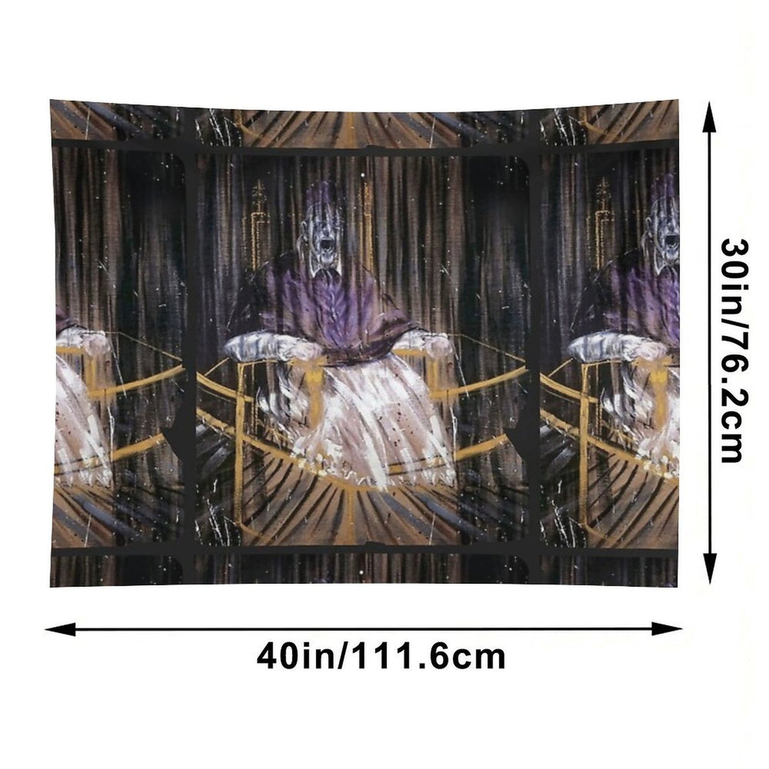 Study after Velázquez's Portrait of Pope Innocent X by Francis Bacon Tapestry