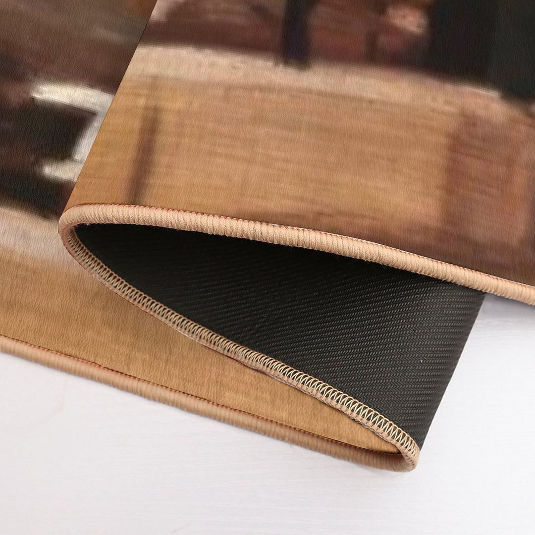 Écluse De La Monnaie   1909 by Edward Hopper  Anti-Trip Bath Mat