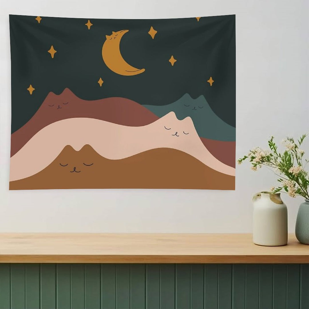 Cat Landscape 133 Tapestry