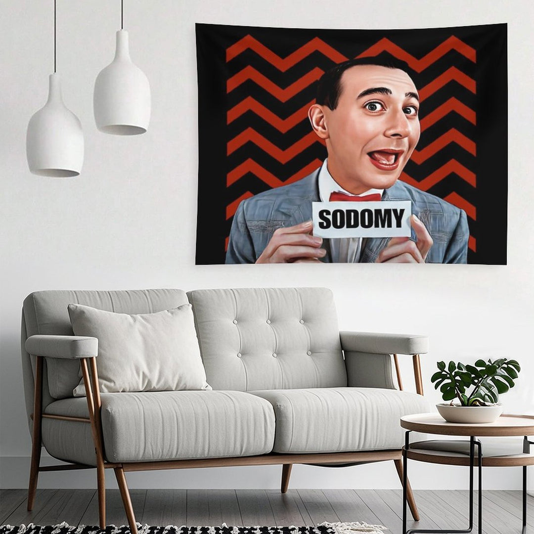 Pee Wee Herman- Sodomy Tapestry