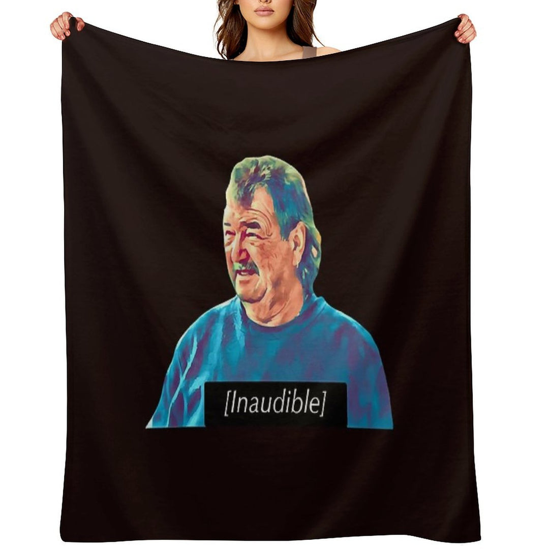 Gerald Inaudible Clarkson_S Farm Funny All-season Throw Blanket