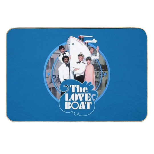 The Love Boat Pacific Princess 70s Retro Cast Tribute  Eco-Friendly Bath Mat