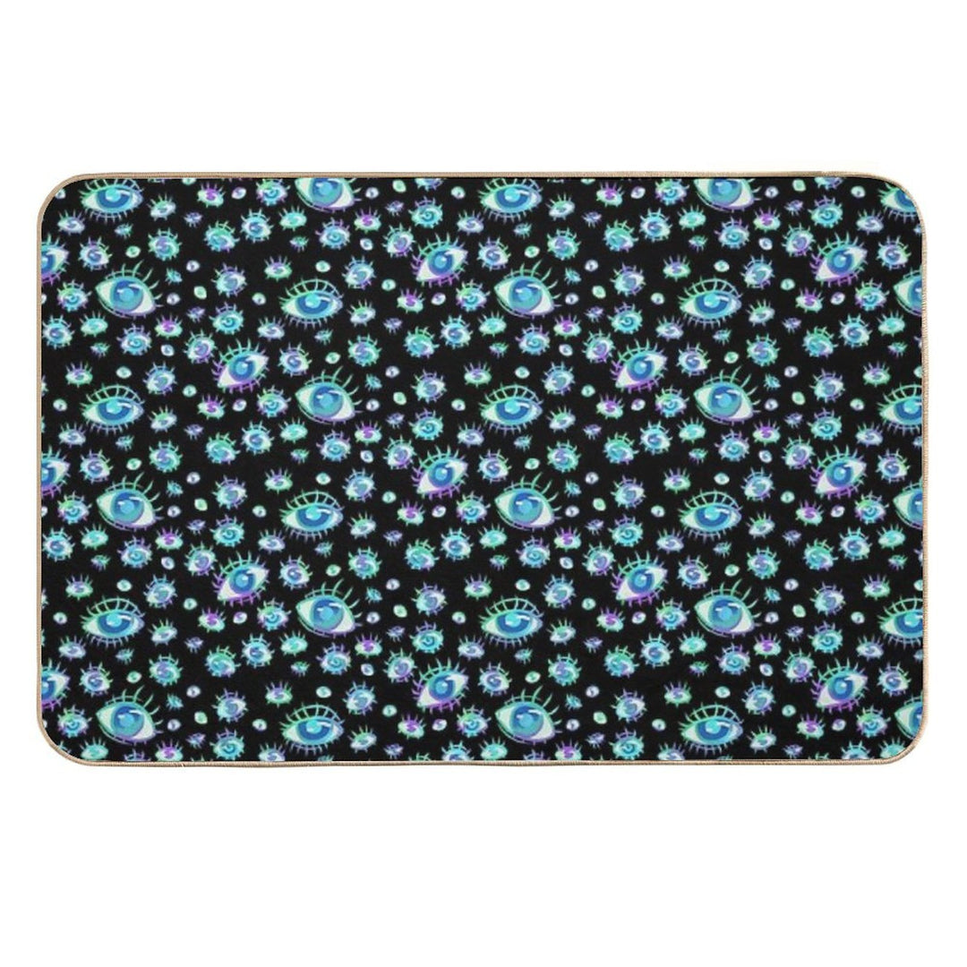 The Eyes of The Beholder Pattern  Rapid-Drying Bath Mat