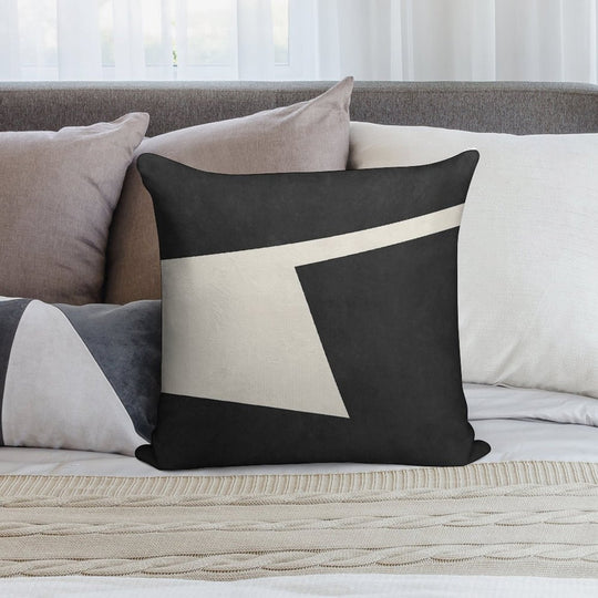 ABSTRACT SHAPES 02 Soft Style Accent Throw Pillow