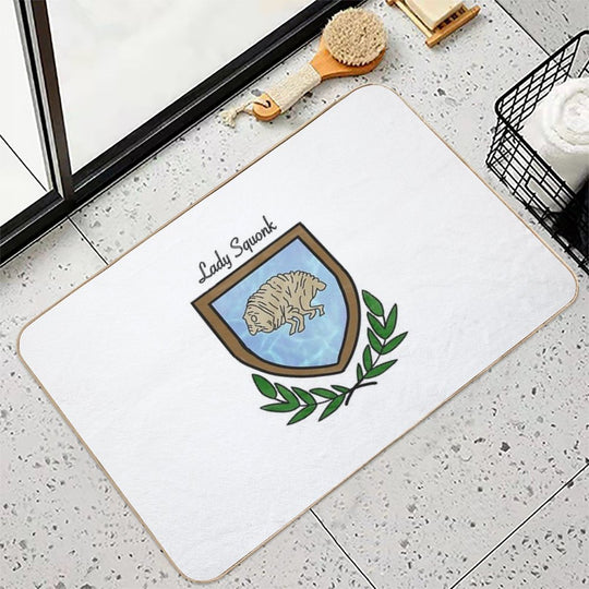 Lady Squonk Coat of Arms  Versatile Bath Mat