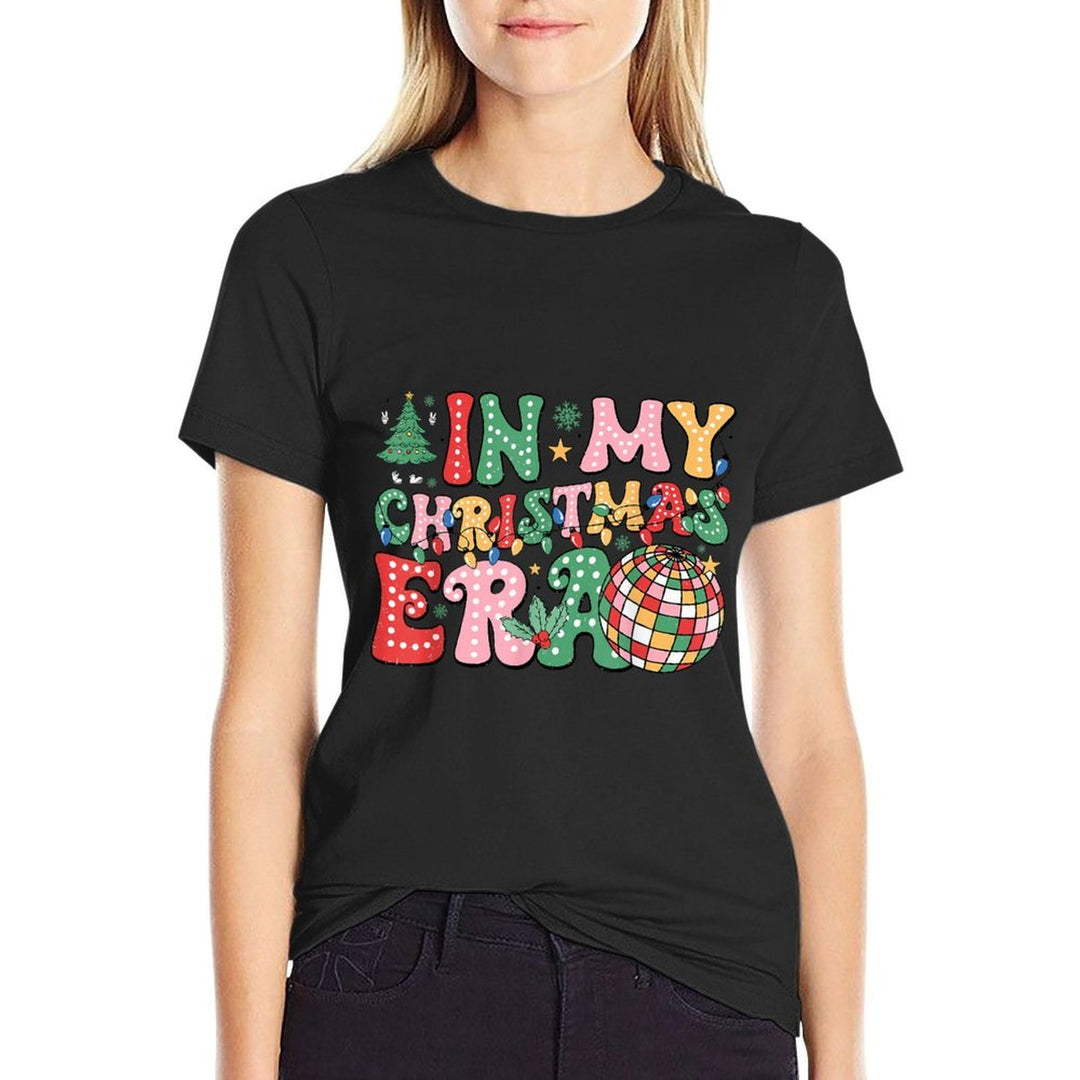 In My Christmas Era Family Matching Merry Christmas 2024  Cotton T-Shirt