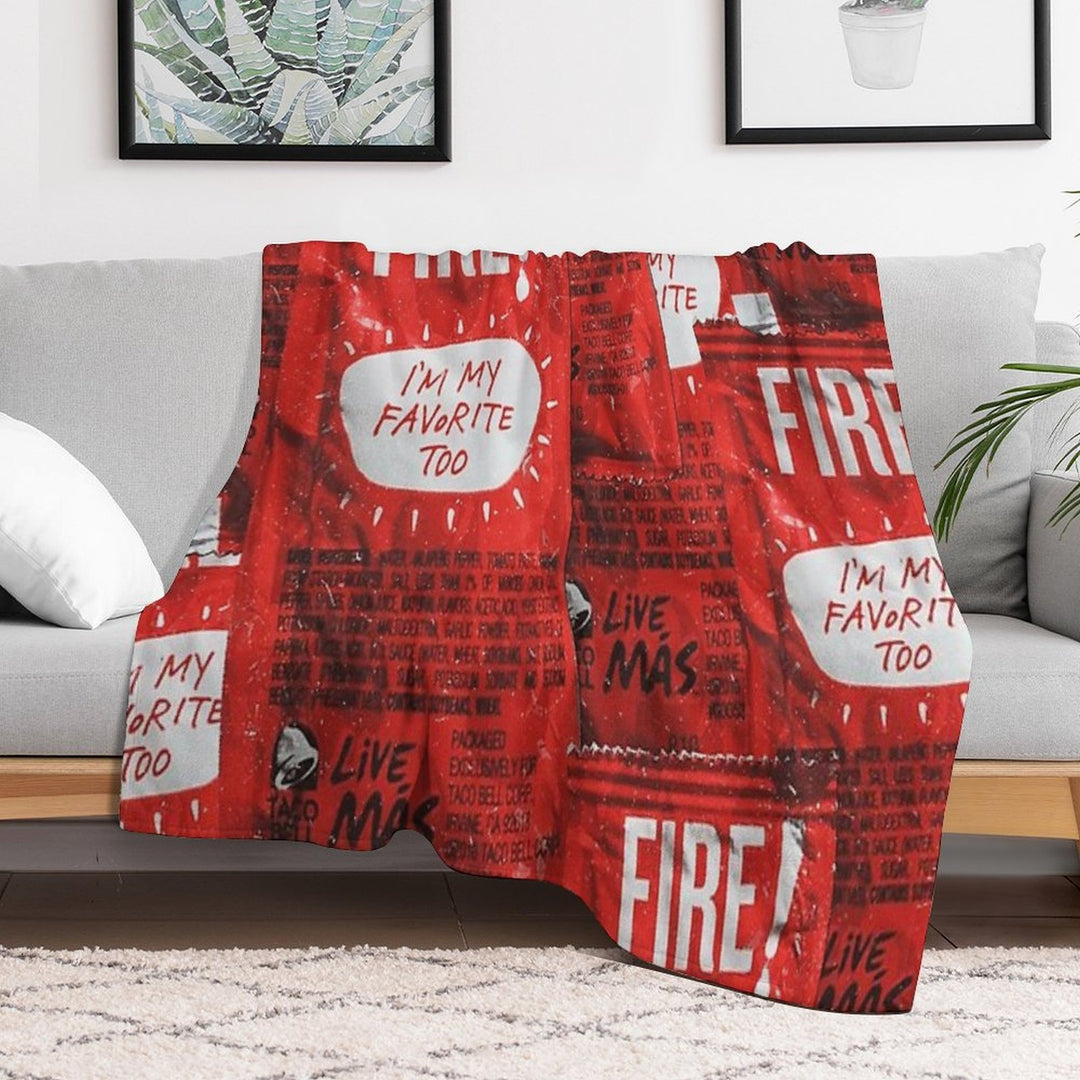 Taco Bell Fire Blanket All-season Throw Blanket