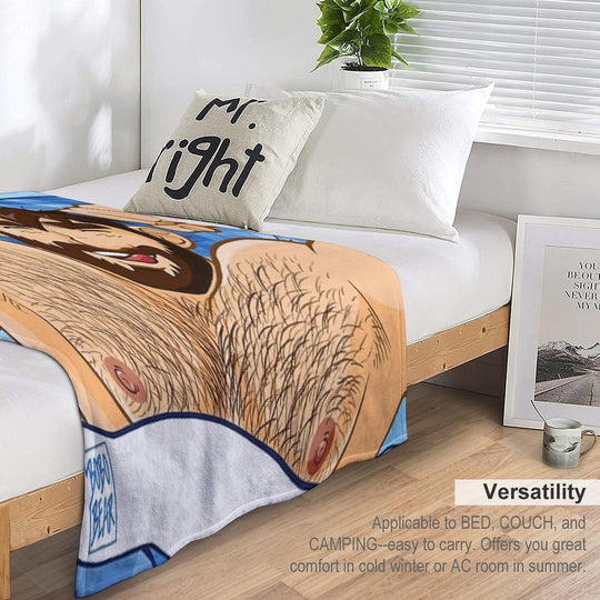 ADAM LIKES BEDTIME Gift-ready Throw Blanket