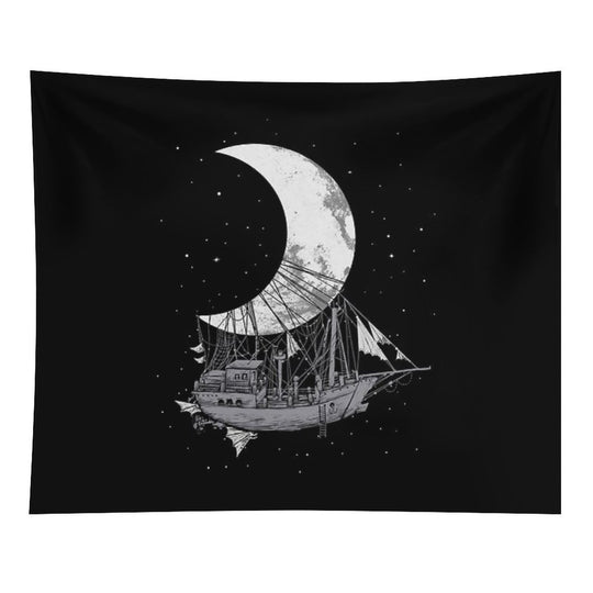 Moon Ship Tapestry