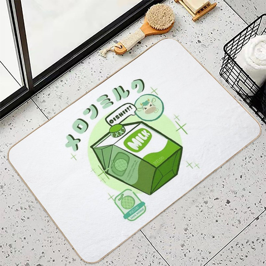 Melon Milk  Easy To Clean Bath Mat