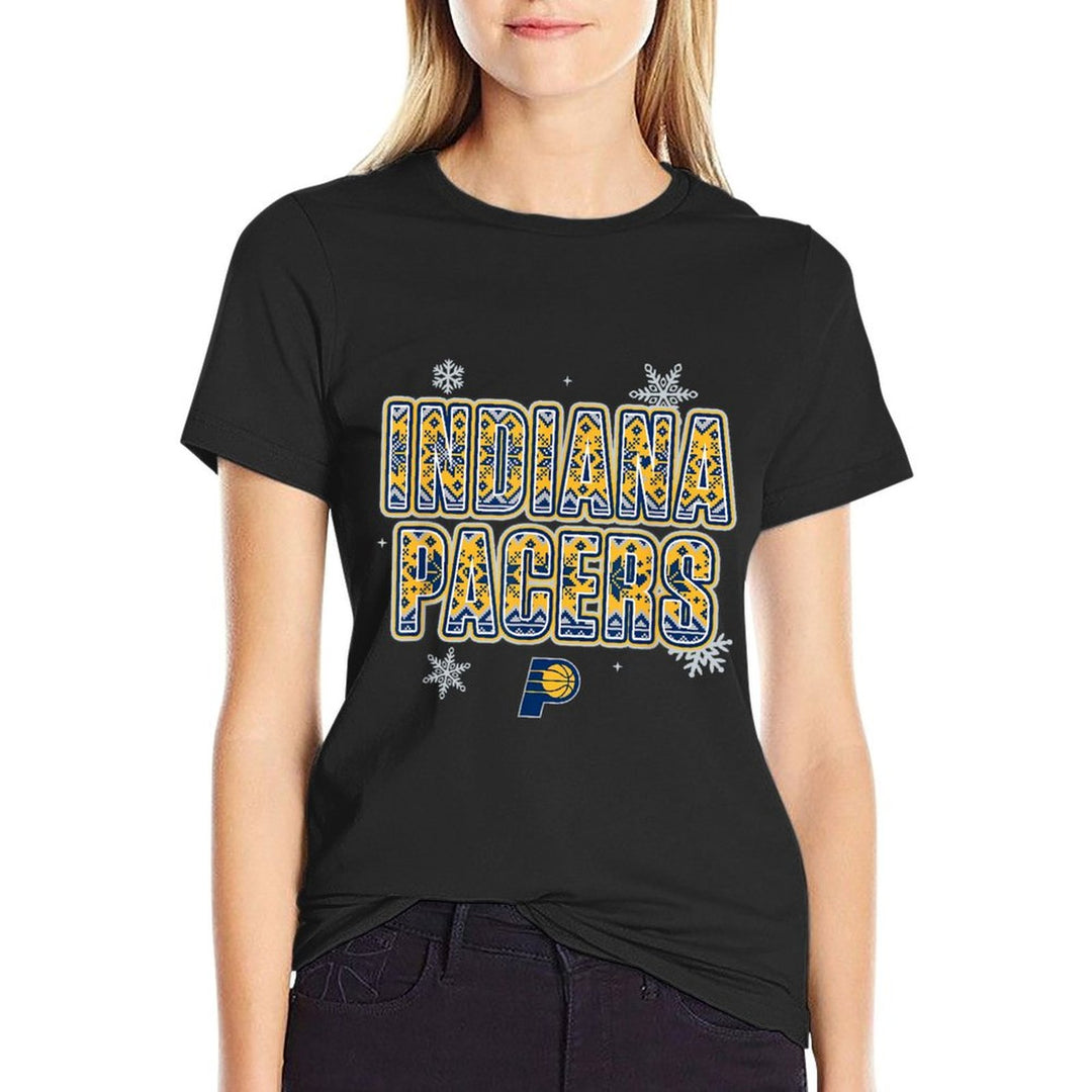 NBA Indiana Pacers Christmas Ugly Sweater  Slim-fit Cut T-Shirt