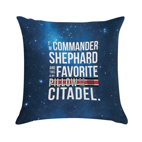 Favorite on The Citadel Soft Fade-Resistant Throw Pillow
