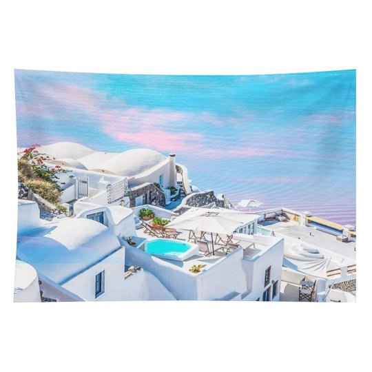 Greece Dreams #digitalart #travel Tapestry