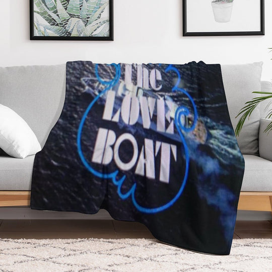 The Love Boat Anti-pilling Throw Blanket