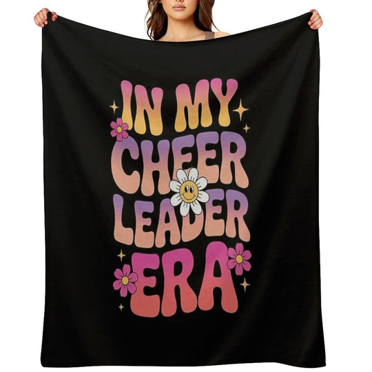 In My Cheer Leader Era Youth Cheerleader Compact Throw Blanket