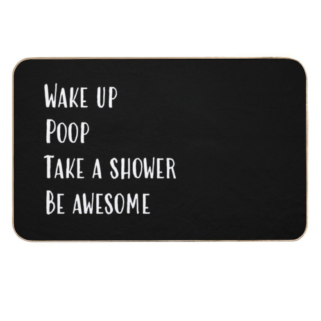 Funny Bath Mat  Easy Maintenance Bath Mat