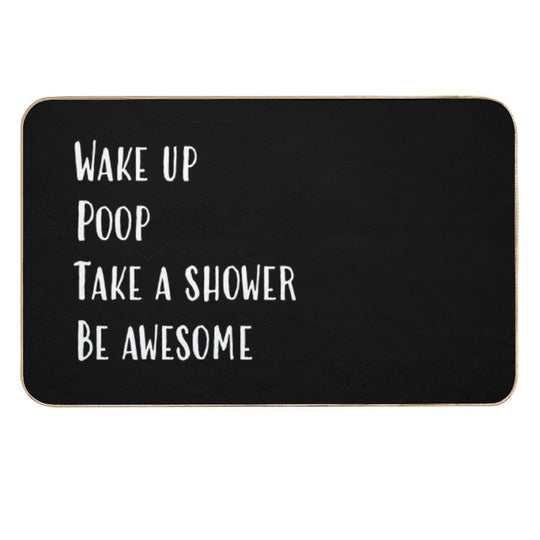 Funny Bath Mat  Easy Maintenance Bath Mat