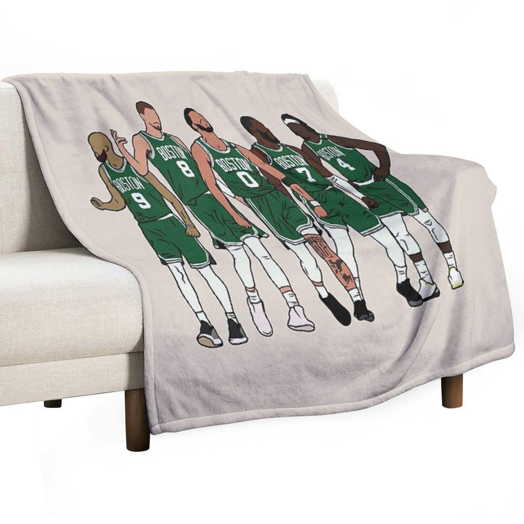 D White, KP, Jrue & The Jays Machine-washable Throw Blanket