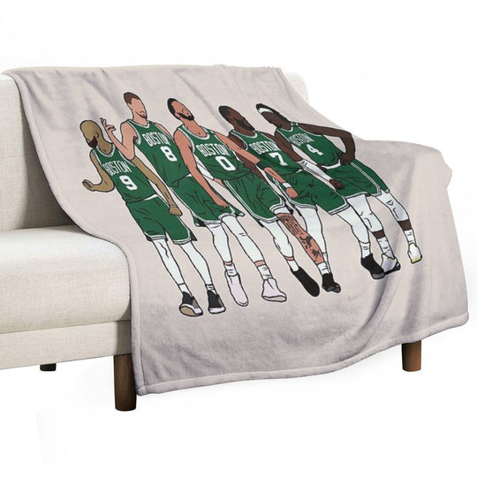 D White, KP, Jrue & The Jays Machine-washable Throw Blanket