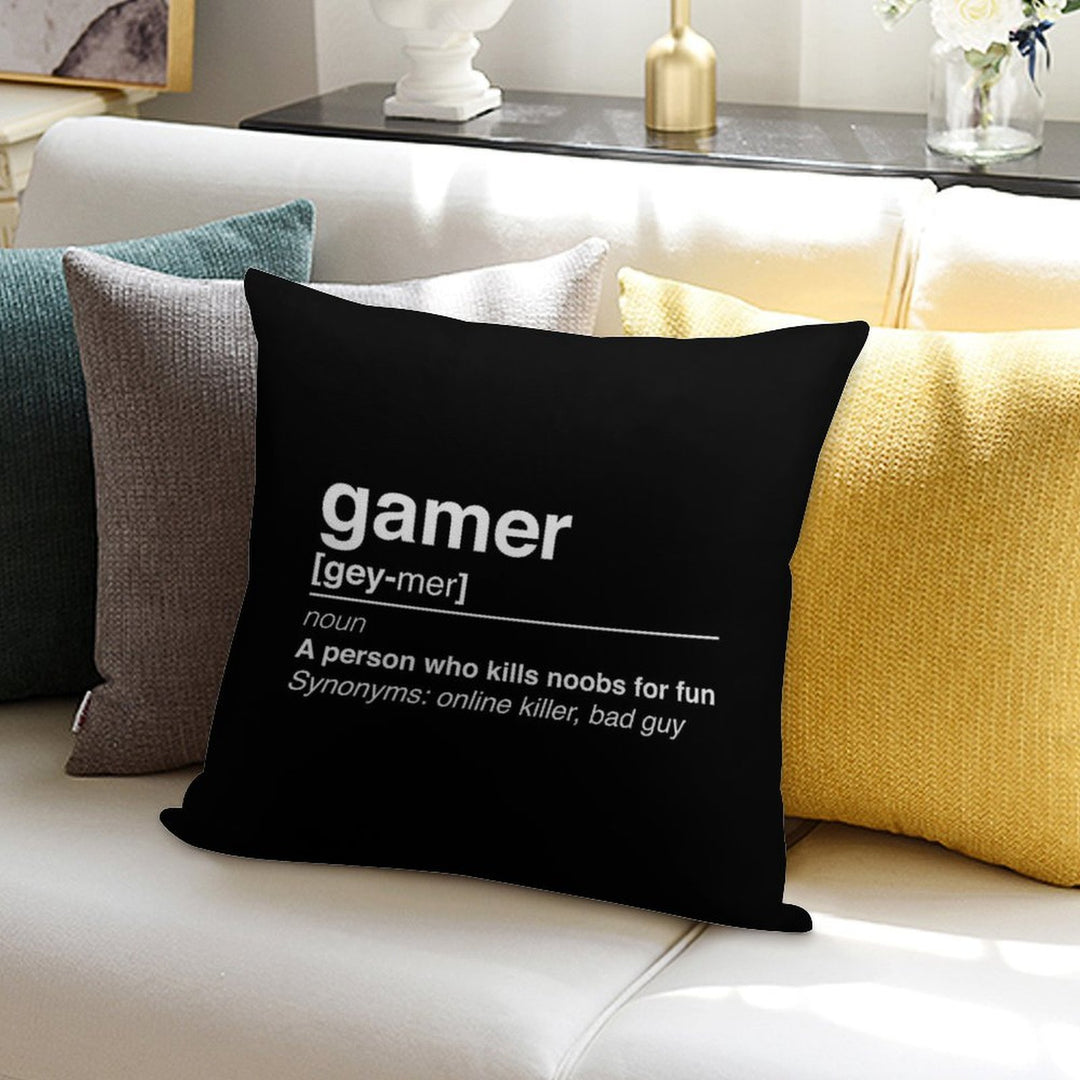 Gamer Definition Soft Style Accent Throw Pillow