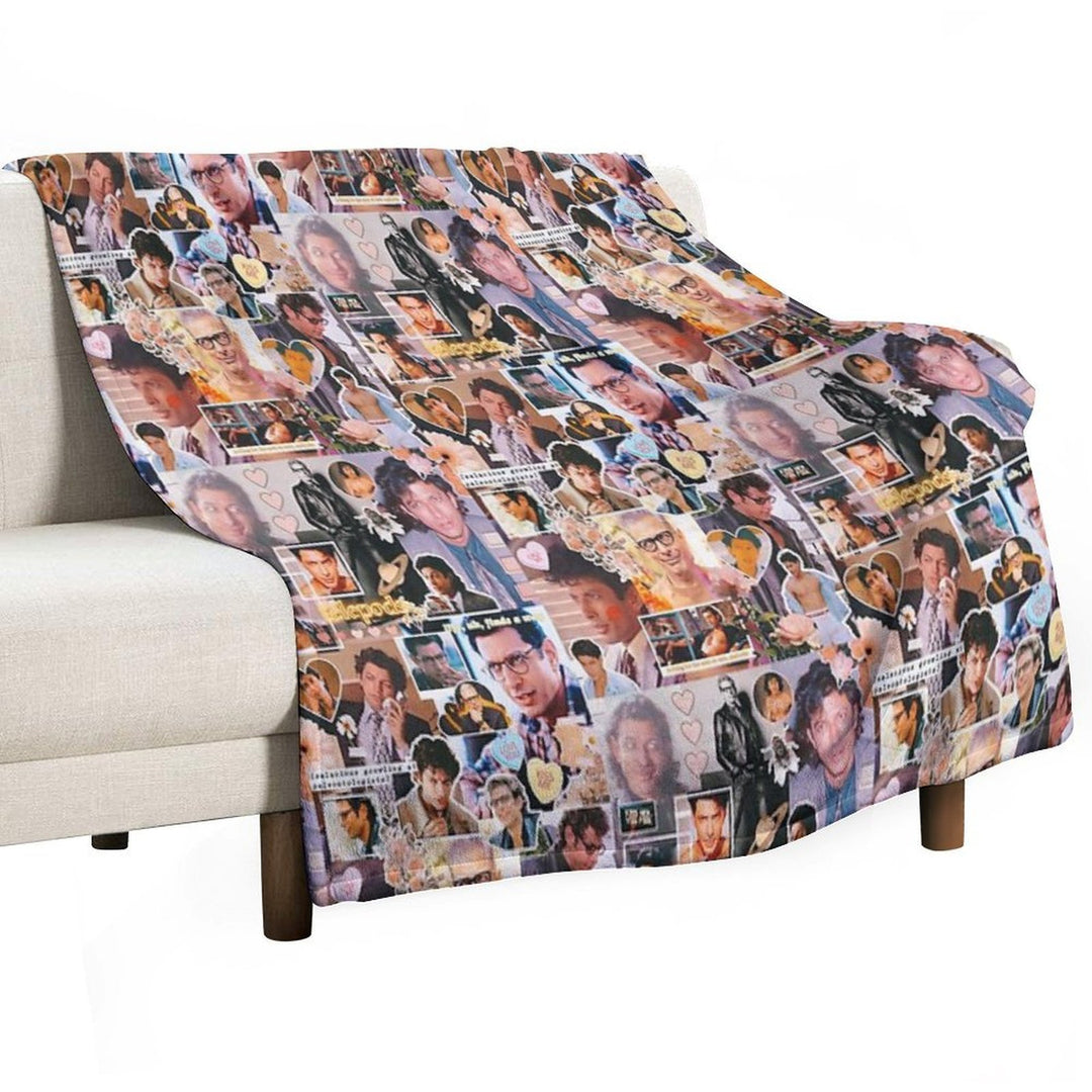 Jeff Goldblum Velvety-soft Throw Blanket