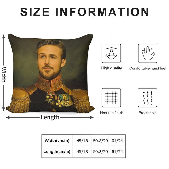 Ryan Gosling Soft Gift Ready Throw Pillow