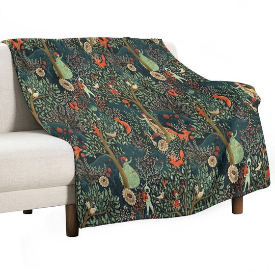 Whimsical Wonderland Shrink-resistant Throw Blanket