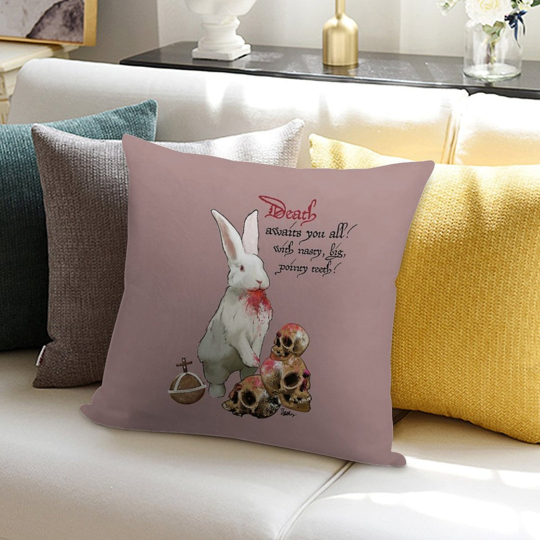 Killer Rabbit Soft Reinforced Edging Throw Pillow