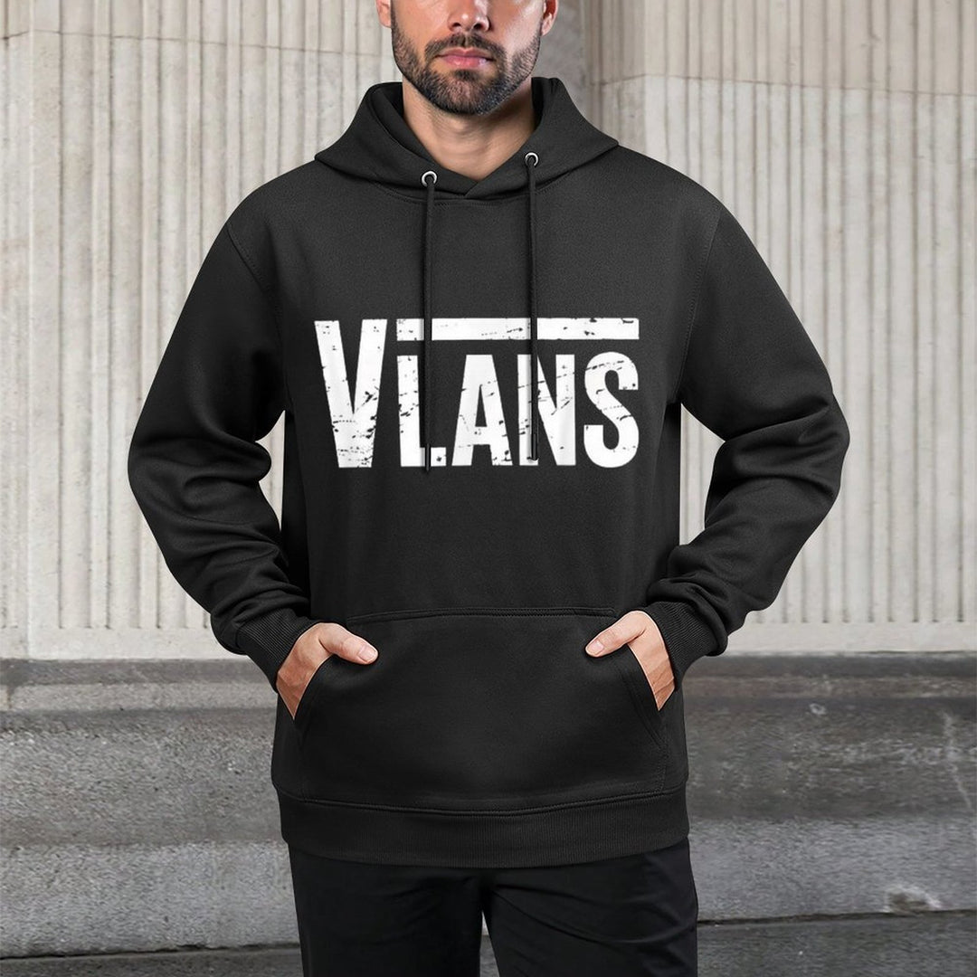 VLANs Engineering Funny Network Admin IT Specialist Kangaroo Pocket Hoodie