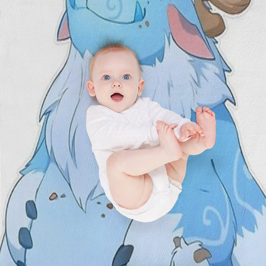 Adorable Nunu Sustainable Throw Blanket