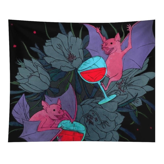 Party Bats Tapestry