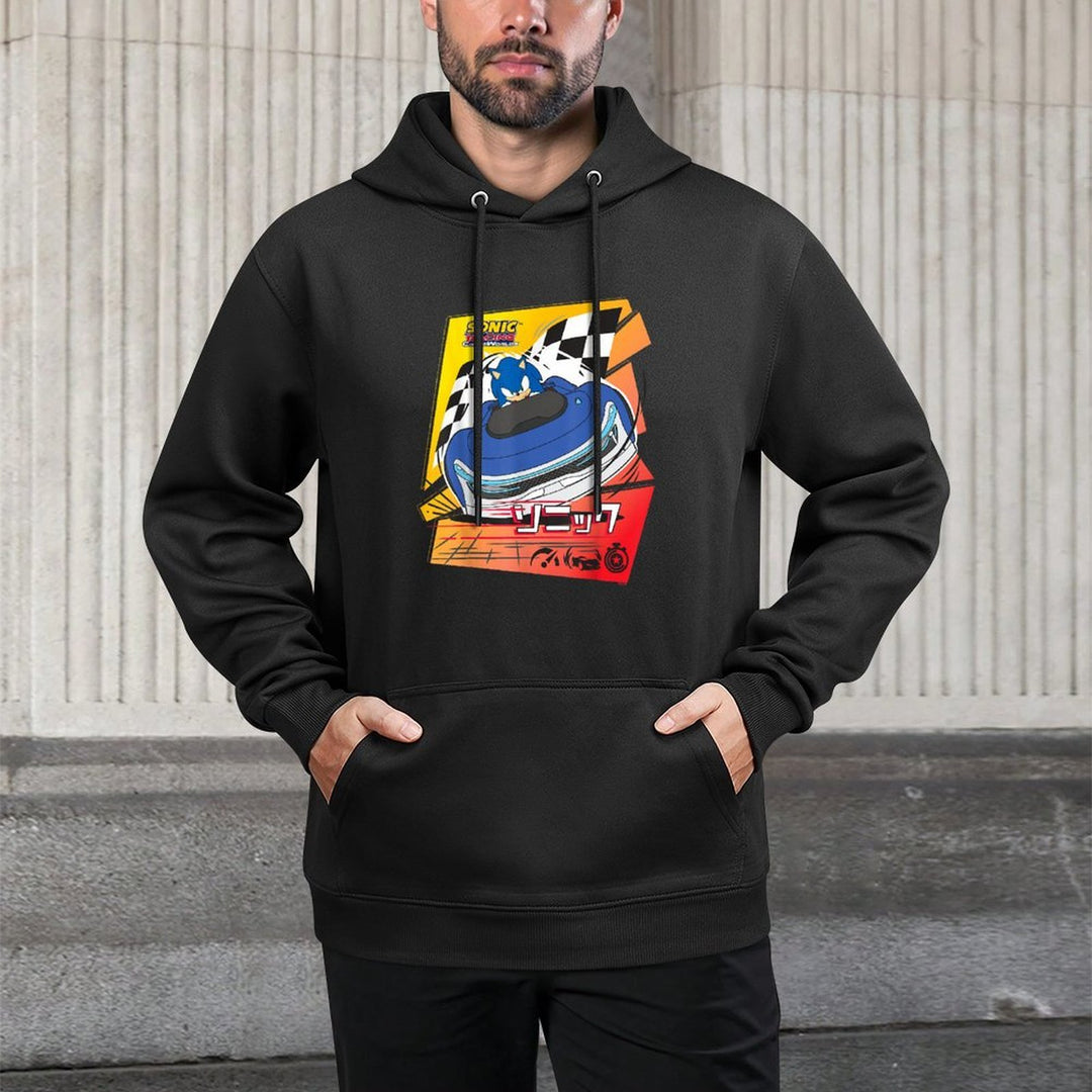 Sonic Racing CrossWorlds - Gotta Drive Fast Sonic Machine Washable Hoodie