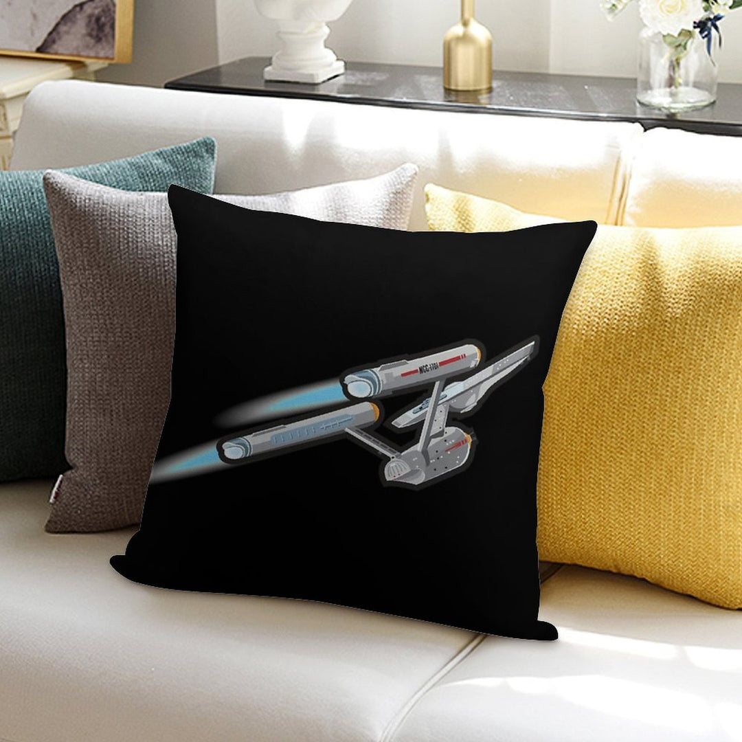 Enterprise Classic Soft Washable Throw Pillow