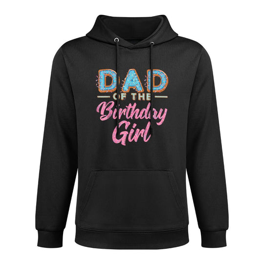 Cute Donut Dad Birthday Girl Sweet Family Donut Bday Versatile Streetwear Hoodie