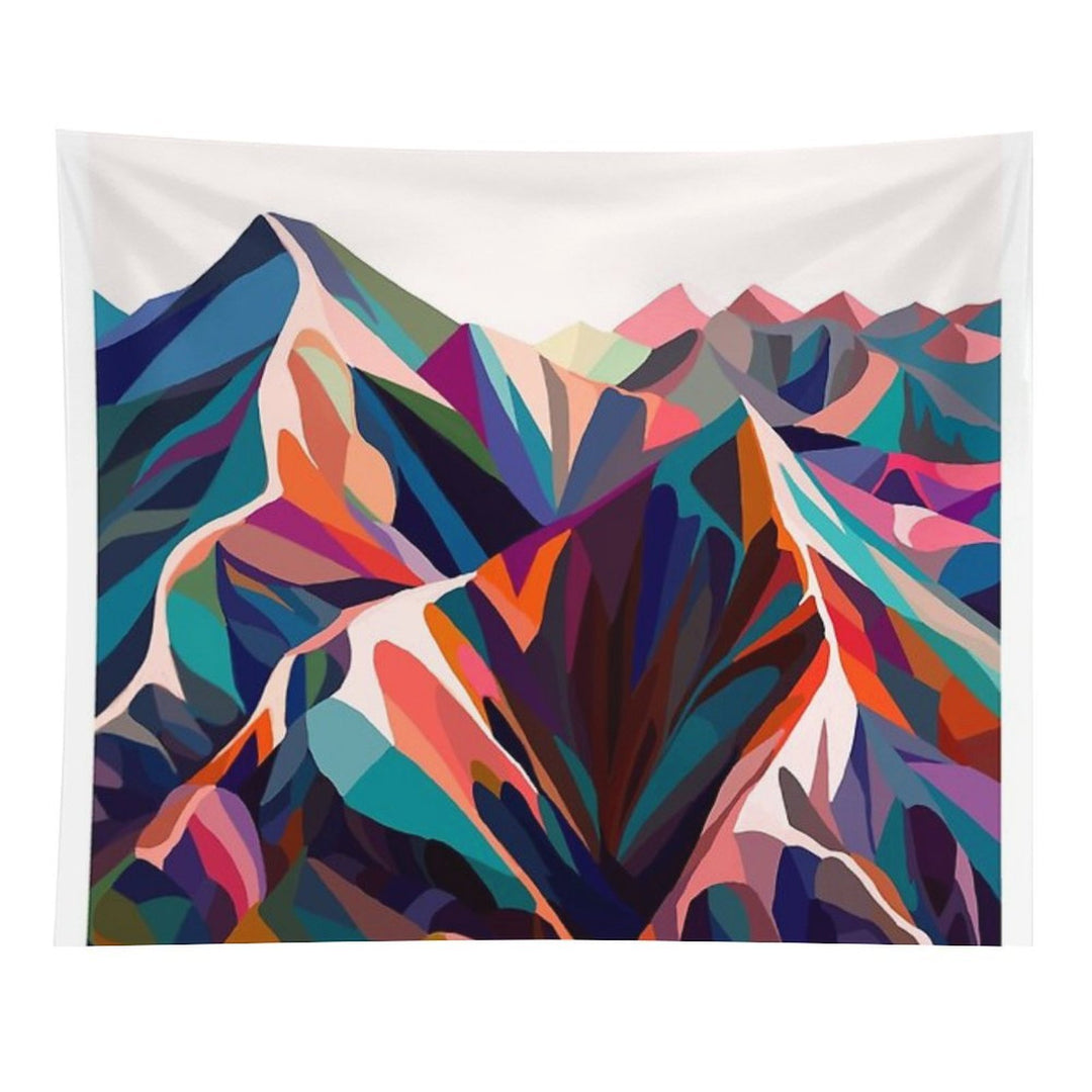 Mountains. Sunset Warm Tapestry
