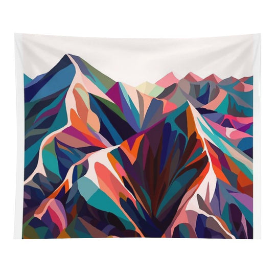 Mountains. Sunset Warm Tapestry