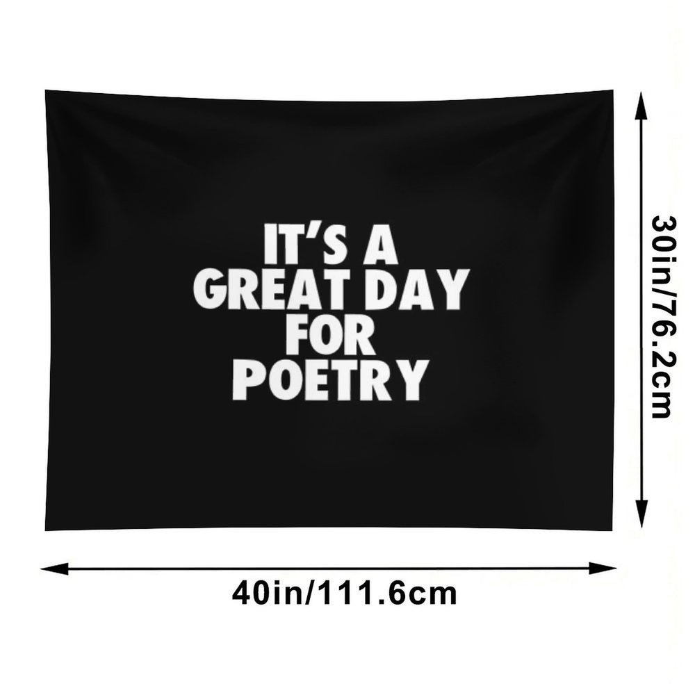 It's A Great Day for Poetry Tapestry