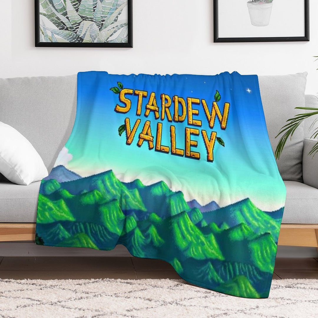 Stardew Valley Title Quick-dry Throw Blanket