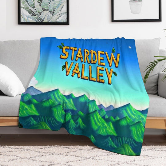 Stardew Valley Title Quick-dry Throw Blanket