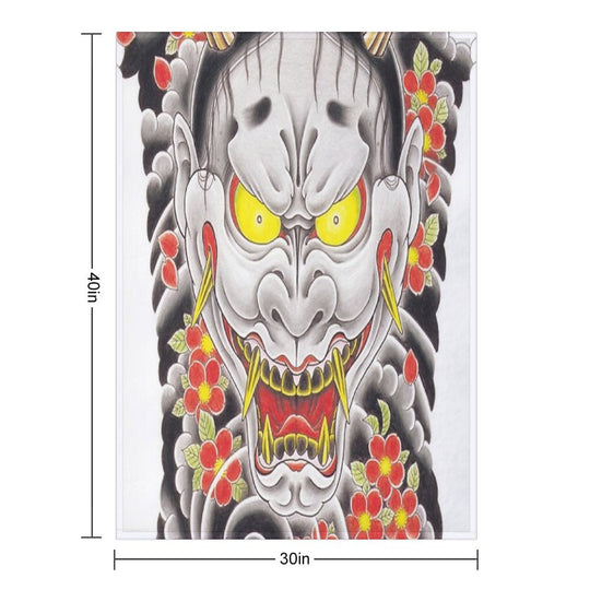 Goro Majima Hanya Tattoo Large Version Comfort Throw Blanket