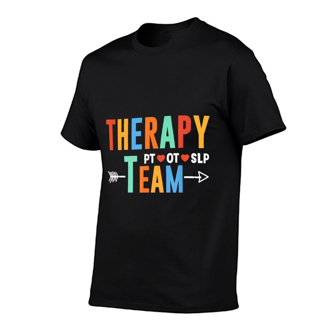 Therapy Team PT OT SLP Rehab Squad Therapist Motor Team  Tagless Design T-Shirt