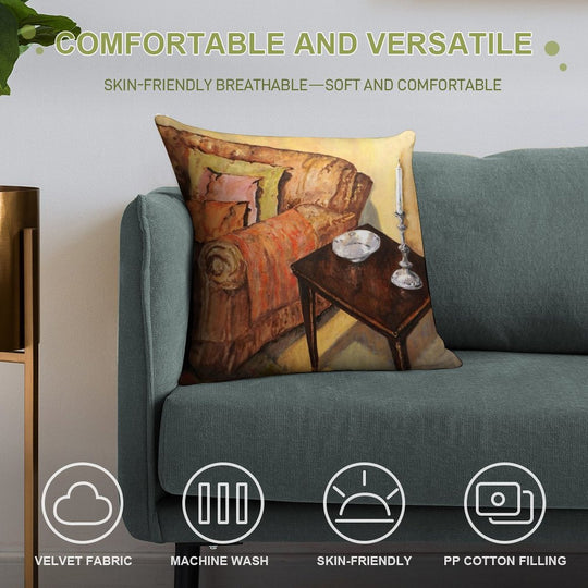 A Corner of My Lounge Soft Home Decor Throw Pillow